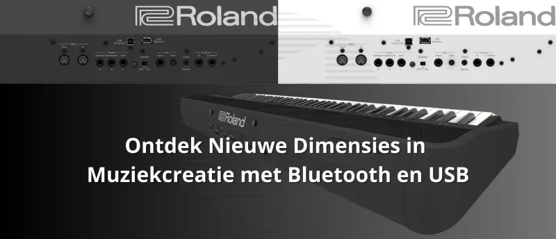 Ontdek nieuwe dimensies in muziekcreatie met Bluetooth en USB Ontdek nieuwe dimensies in muziekcreatie met Bluetooth en USB