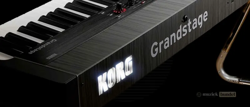 Ontwerp en Bouwkwaliteit Korg Stagegrand - Robuust en Stijlvol - Muziekbundel.nl Korg Grandstage 88 met duurzaam ontwerp en professionele bouwkwaliteit
