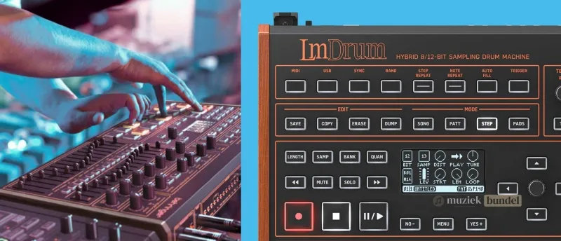 Ontwerp en Functionaliteit van de Behringer LM Drum Hybride Drummachine | Muziekbundel.nl Uitgebreide beschrijving van het ontwerp en de functionaliteit van de Behringer LM Drum met geavanceerde features en intuïtieve bediening.