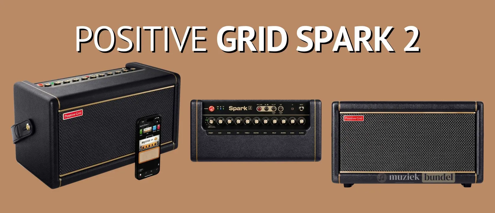 Positive Grid Spark 2 BK Review – Slimme Gitaarversterker met Looper