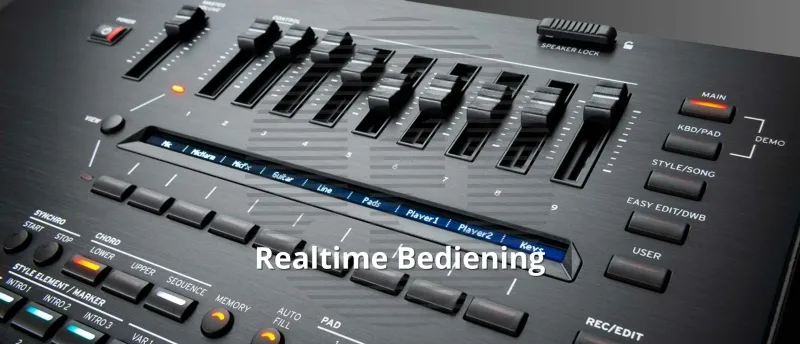 Realtime bediening Realtime bediening