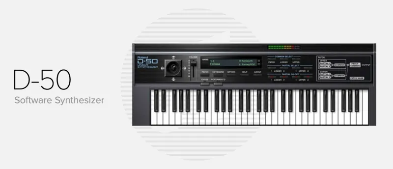 Roland D-50 Software Synthesizer Roland Cloud Roland D-50 Software Synthesizer Roland Cloud