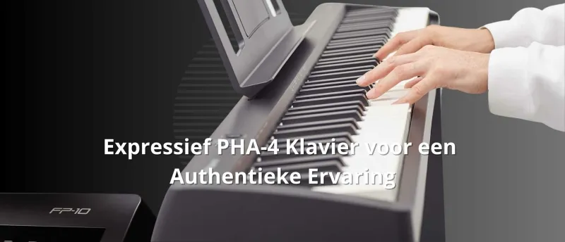 Roland FP-10 - Expressief PHA-4 Klavier voor een Authentieke Ervaring Roland FP-10 - Expressief PHA-4 Klavier voor een Authentieke Ervaring