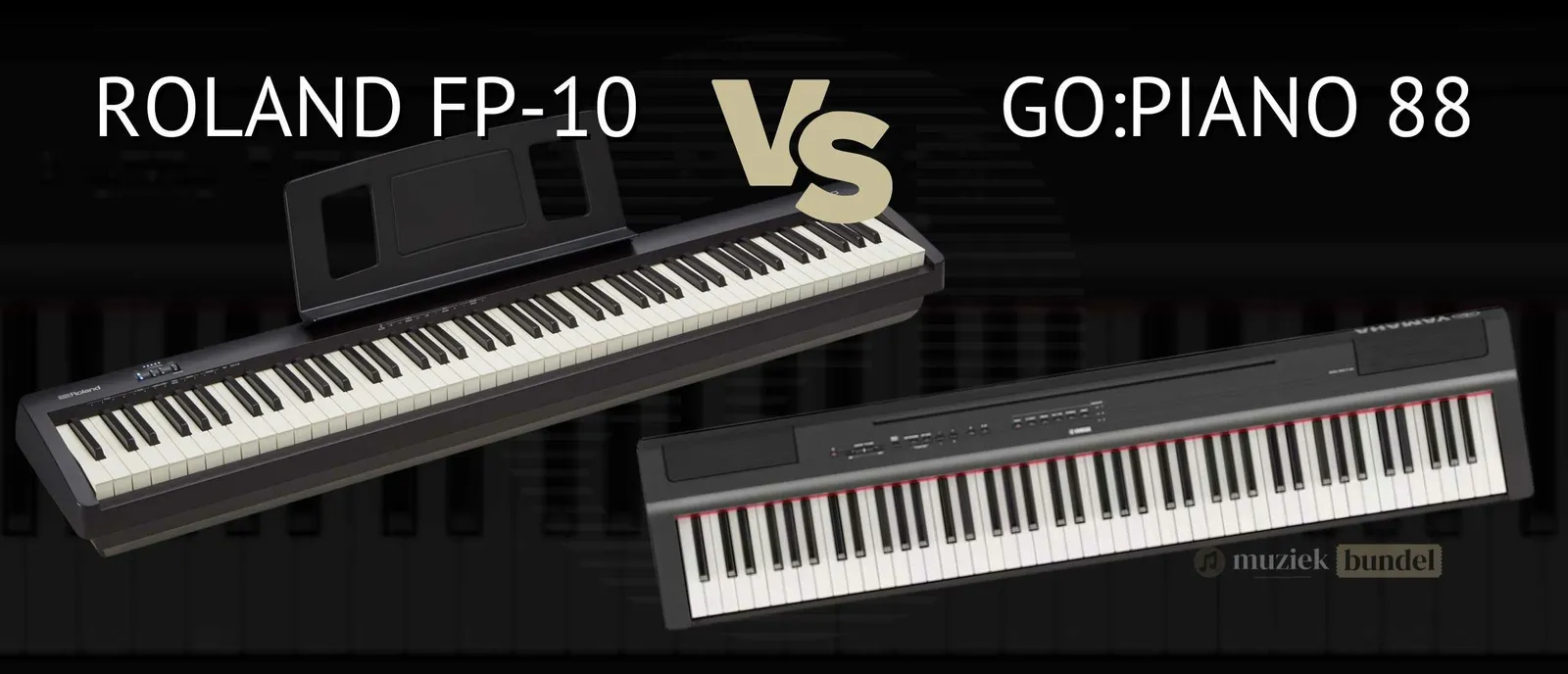 Roland FP-10 vs Roland GO:PIANO88: Welke Digitale Piano Past bij Jou?