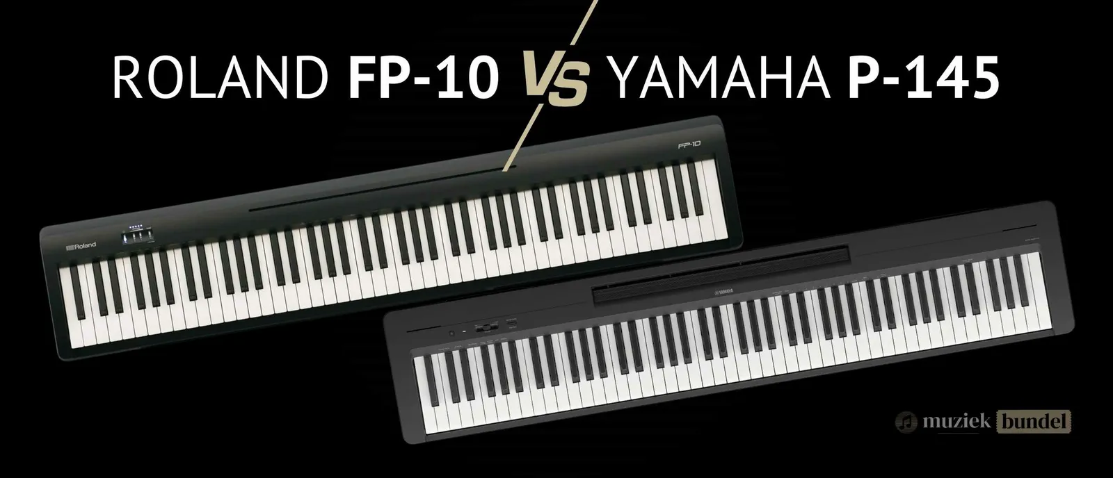 Roland FP-10 vs. Yamaha P-145 – Welke instap digitale piano is beter?