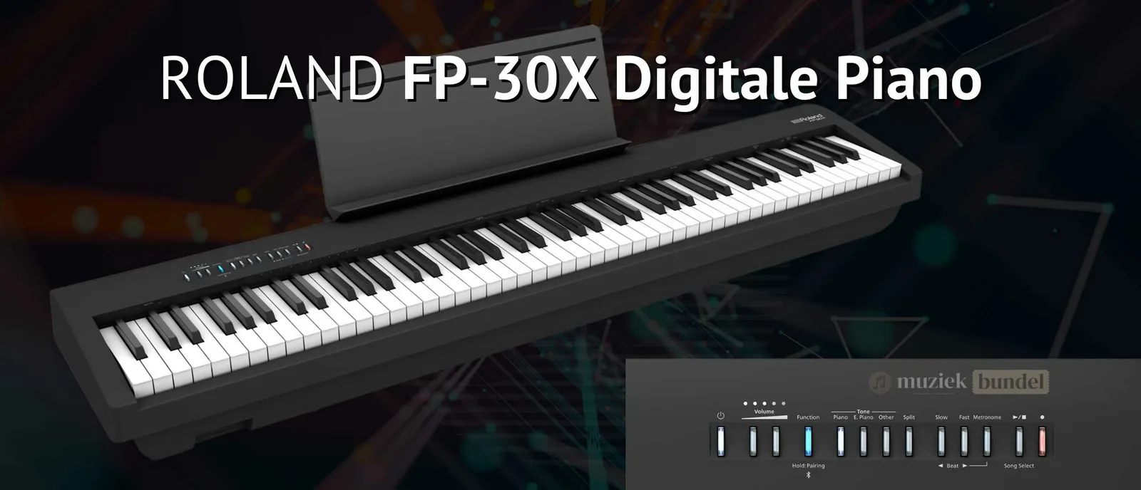 Roland FP-30X: De Draagbare Piano voor Elke Muzikant