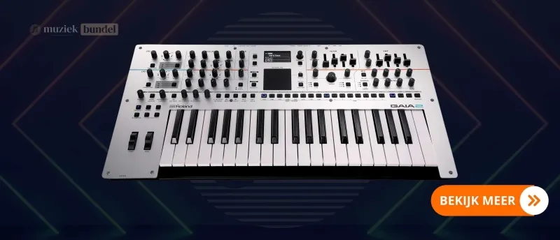 Roland GAIA-2 Synthesizer: Hybride krachtpatser met wavetable en virtueel-analoge synthese | Muziekbundel.nl Roland GAIA-2 Synthesizer - Veelzijdige synthesizer voor beginners en professionals