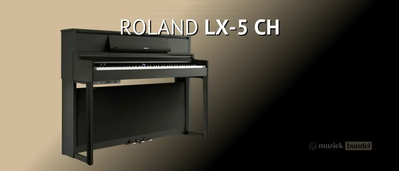 Roland LX-5 CH Premium klank en elegant design Muziekbundel.nl De Roland LX-5 CH combineert premium klanken met een elegant design, perfect voor thuis en podium.