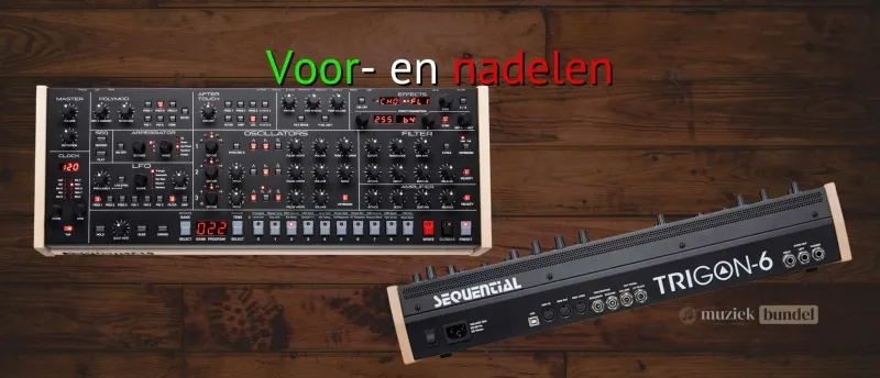 Sequential Trigon-6 Module Voor- en Nadelen | Muziekbundel.nl Voor- en nadelen van de Sequential Trigon-6 Module: krachtige analoge sound, intuïtieve bediening, maar beperkte polyfonie en geen ingebouwde sequencer.