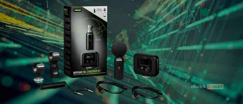 Shure MoveMic 88+ Kopen – Basis of Kit? | Muziekbundel.nl Ontdek de Shure MoveMic 88+ en kies tussen de basisversie of de kit met ontvanger voor camera’s en recorders. Bekijk de beste opties!