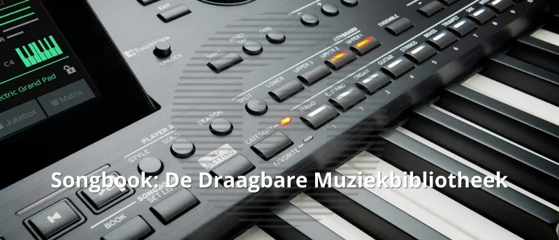 Songbook - De draagbare muziekbibliotheek van de PA5X Songbook - De draagbare muziekbibliotheek van de PA5X