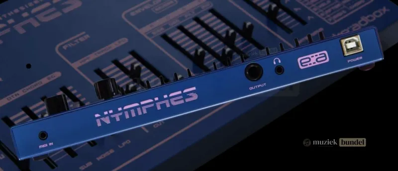 Specificaties van de Dreadbox Nymphes – Volledige Technische Details | Muziekbundel.nl Bekijk de volledige specificaties van de Dreadbox Nymphes. Ontdek alles over polyfonie, oscillatoren, filters, effecten en aansluitingen.