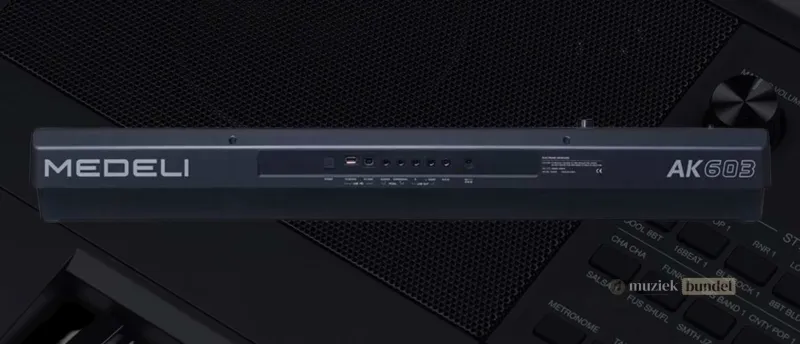 Specificaties van de Medeli AK603 | Alles over dit Keyboard | Muziekbundel.nl Ontdek de specificaties van de Medeli AK603: 61 toetsen, 750 geluiden, 280 stijlen, krachtige speakers, opnamefuncties en USB-MIDI ondersteuning.