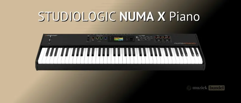 Studiologic Numa X Piano 73 Compact met hoogwaardige functies Muziekbundel.nl Studiologic Numa X Piano 73 biedt compacte afmetingen en hoogwaardige functies, ideaal voor zowel studio- als podiumgebruik.