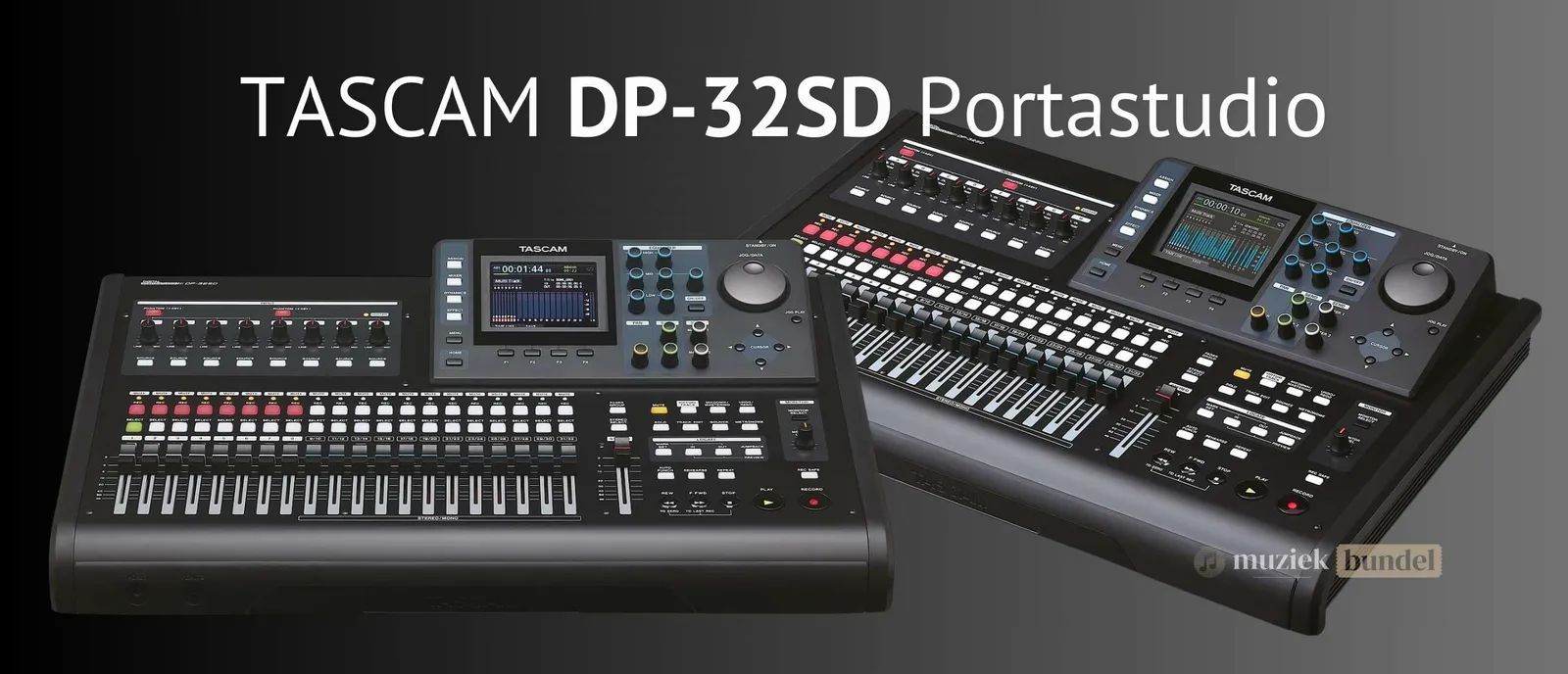 Tascam DP-32SD: De Ultieme 32-Track Digital Portastudio voor Snelle Uitgebreide Opnames