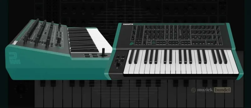 Unieke Eigenschappen van de PWM Mantis Synthesizer | Muziekbundel.nl Overzicht van de unieke eigenschappen van de PWM Mantis synthesizer, zoals analoge filters en oscillator drift.