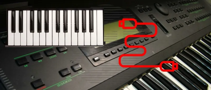 Van MIDI naar Synthesizer Van MIDI naar Synthesizer