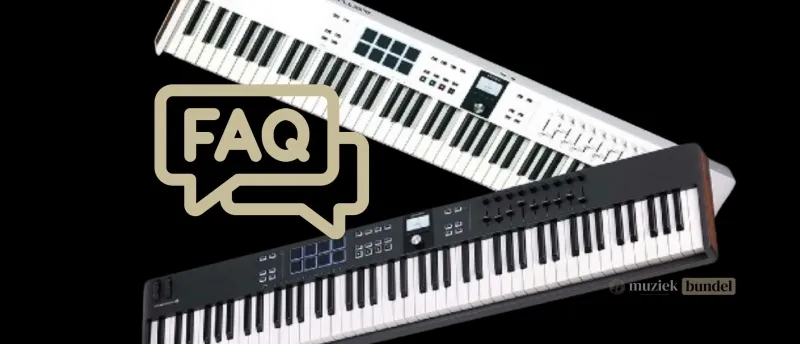 Veelgestelde Vragen over de Arturia KeyLab Essential MK3 88 | Muziekbundel.nl Lees de veelgestelde vragen over de Arturia KeyLab Essential MK3 88 en ontdek alles over functies, compatibiliteit en gebruik.