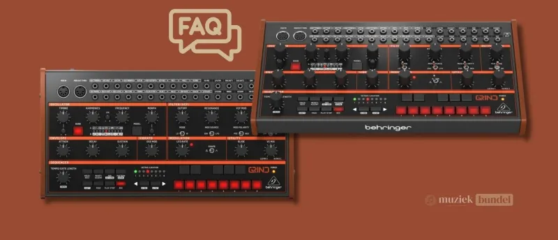 Veelgestelde vragen over de Behringer GRIND | Muziekbundel.nl FAQ - Veelgestelde vragen over de Behringer GRIND