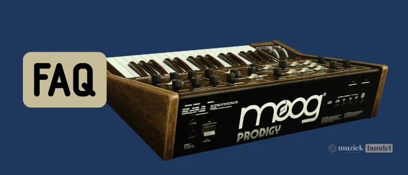Veelgestelde Vragen Over de Moog Prodigy | Antwoorden en Tips | Muziekbundel.nl FAQ over de Moog Prodigy met antwoorden op veelgestelde vragen en handige tips