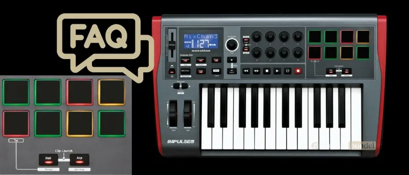 Veelgestelde vragen over de Novation Impulse 25 | Muziekbundel.nl Veelgestelde vragen over de Novation Impulse 25