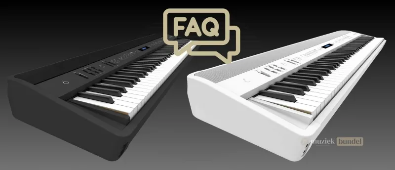Veelgestelde vragen over de Roland FP-90X | Muziekbundel.nl Ontdek antwoorden op veelgestelde vragen over de Roland FP-90X, inclusief klavier, geluidskwaliteit, functies en connectiviteit.