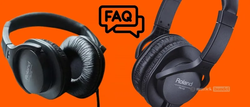 Veelgestelde vragen over de Roland RH-5 Stereo hoofdtelefoon | Muziekbundel.nl FAQ over de Roland RH-5 hoofdtelefoon met antwoorden op veelgestelde vragen