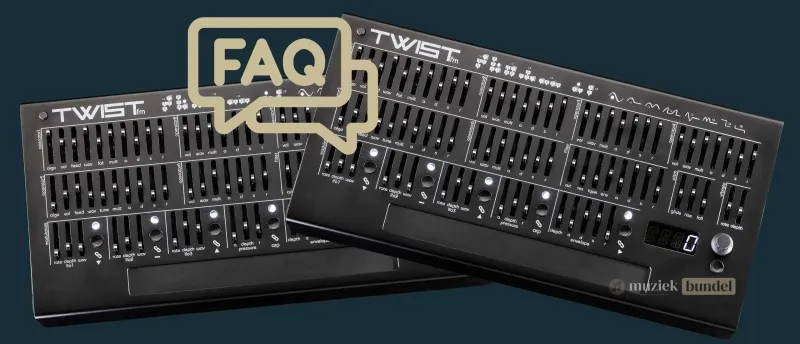 FAQ - Veelgestelde Vragen over de Twisted Electrons TWISTfm Synth | Muziekbundel.nl Veelgestelde vragen over de TWISTfm synthesizer – ontdek alles over functies, bediening, MPE, filters en gebruik in studio of live setup