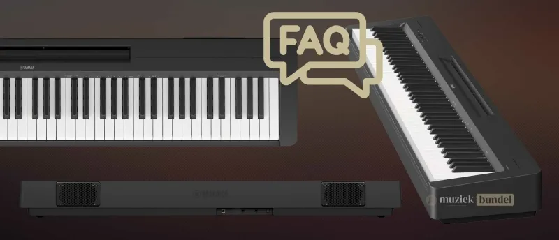 Veelgestelde vragen over de Yamaha P-143 | Muziekbundel.nl Antwoorden op veelgestelde vragen over de Yamaha P-143 digitale piano, inclusief functies en accessoires
