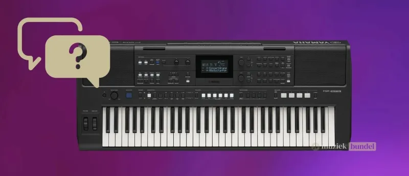 Veelgestelde vragen over de Yamaha PSR-E583 | Muziekbundel.nl Veelgestelde vragen over de Yamaha PSR-E583