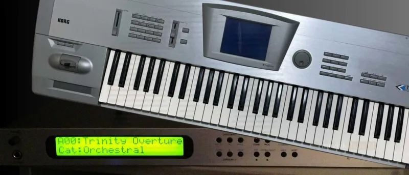Vergelijking tussen de Korg TR-Rack en Korg Trinity - Kracht en Flexibiliteit Vergeleken | Muziekbundel.nl Korg TR-Rack en Korg Trinity bij elkaar, beide met de ACCESS-engine, maar verschillende formaten en functies voor studio en live-gebruik.