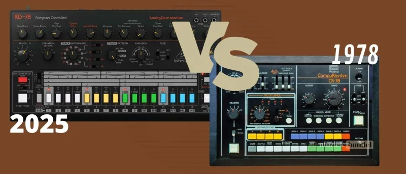 Verschillen tussen de Behringer RD-78 en de Roland CR-78 | Muziekbundel.nl Vergelijking tussen de Behringer RD-78 en Roland CR-78, inclusief verschillen in geluidsbronnen, sequencer, connectiviteit en ontwerp.