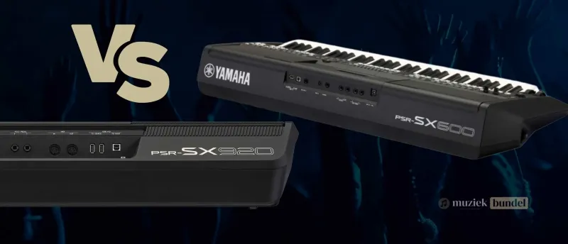 Verschillen Tussen de Yamaha PSR-SX920 en PSR-SX600 | Muziekbundel.nl Gedetailleerde vergelijking van de Yamaha PSR-SX920 en PSR-SX600, inclusief technologie, geluidskwaliteit en uitbreidingsmogelijkheden.