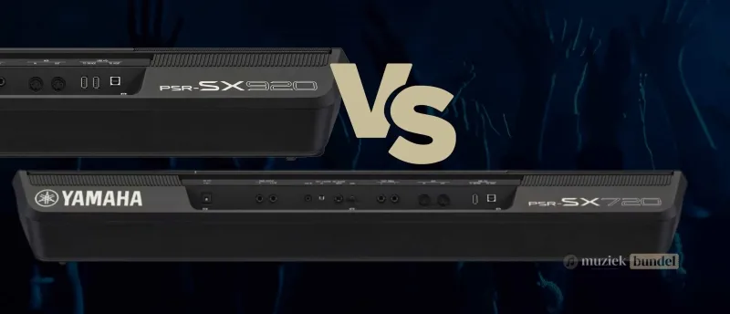 Verschillen Tussen de Yamaha PSR-SX920 en SX720 | Muziekbundel.nl Vergelijking van de Yamaha PSR-SX920 en SX720 met focus op geluidskwaliteit, functies en gebruiksgemak voor beginners en professionals.