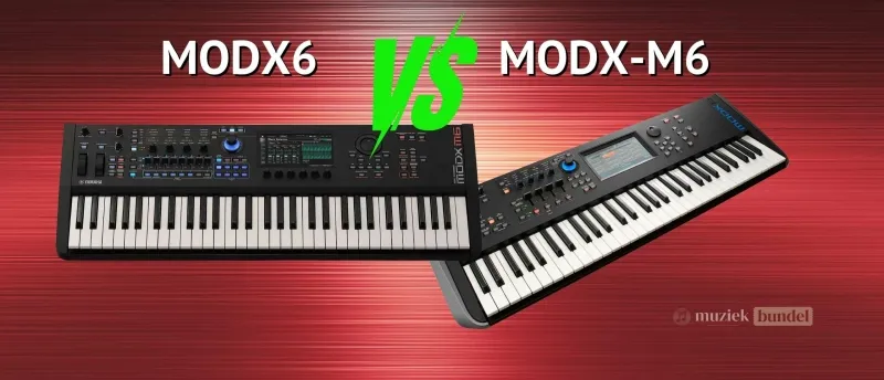 Verscillen Yamaha MODX6 versus MODX-M6 | Muziekbundel Verscillen Yamaha MODX6 versus MODX-M6 | Muziekbundel