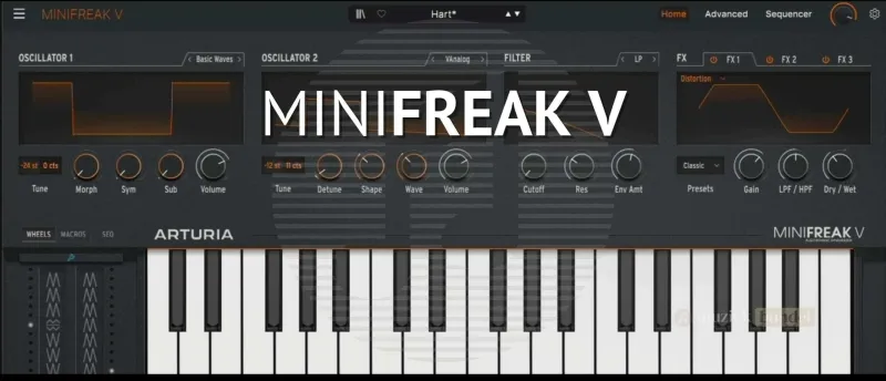 Virtuele versie van de MiniFreak - De MiniFreak V | Muziekbundel.nl De MiniFreak V is de virtuele versie van de Arturia MiniFreak, die dezelfde hybride geluidsarchitectuur biedt als de hardware, compleet met modulatietools en integratie met DAW's voor een naadloze workflow.