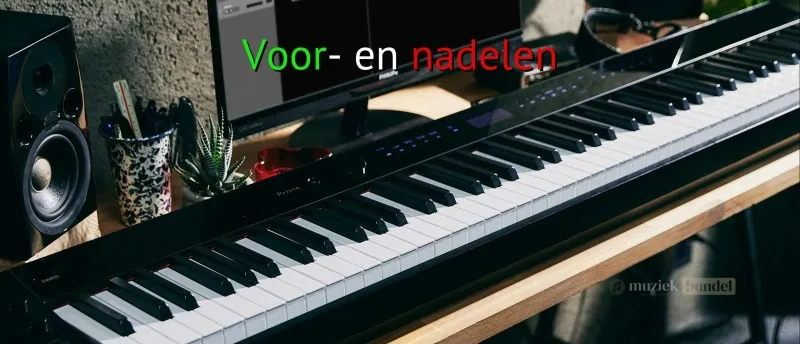 Voor- en Nadelen van de Casio PX-S3100BK | Muziekbundel.nl Overzicht van de voor- en nadelen van de Casio PX-S3100BK elektrische piano, inclusief draagbaarheid en klankkwaliteit.