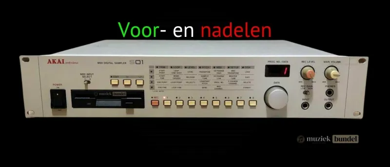 Voordelen en nadelen van de Akai S01 jaren '90 Sampler | Muziekbundel.nl Ontdek de voor- en nadelen van de Akai S01 sampler. Lees over geluidskwaliteit, gebruiksgemak, opslag en functionaliteit van dit vintage model.