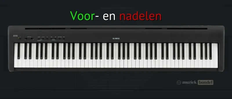 Voordelen en nadelen van de Kawai ES110 digitale piano | Muziekbundel Voordelen en nadelen van de Kawai ES110 digitale piano, inclusief draagbaarheid en geluid.