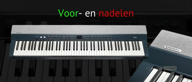 Voordelen en Nadelen van de Kurzweil KaP1 Stage Piano | Muziekbundel.nl Overzicht van de voor- en nadelen van de Kurzweil KaP1 Stage Piano.