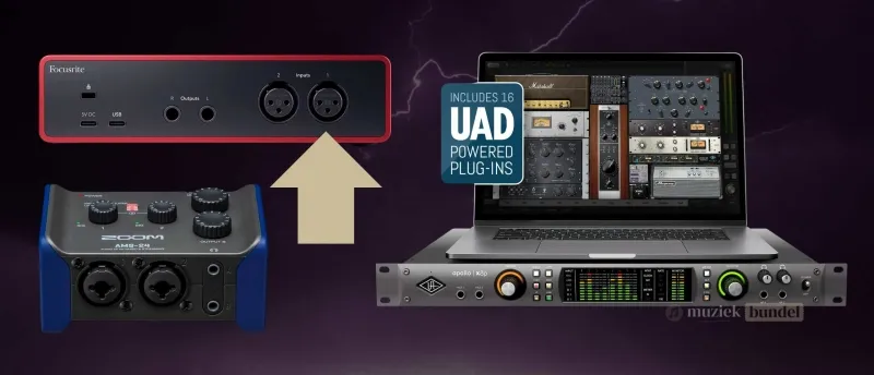 Waar moet je op letten bij het kiezen van een audio-interface | Muziekbundel.nl Tips en aandachtspunten voor het kiezen van de juiste audio-interface