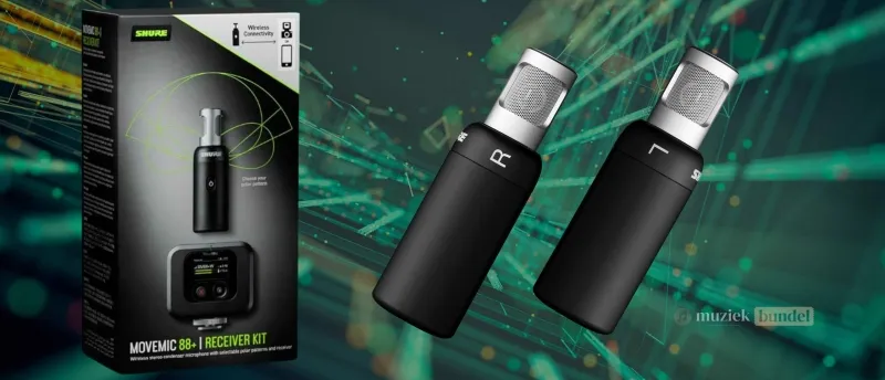 Waarom Kiezen voor de Shure MoveMic 88+? | Muziekbundel.nl De Shure MoveMic 88+ biedt draadloze audio van hoge kwaliteit met vier opname-modi. Ideaal voor content creators, vloggers en muzikanten.