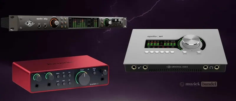 Wat is een audio-interface en hoe werkt het | Muziekbundel.nl Uitleg over wat een audio-interface is en hoe het werkt voor muziekproductie