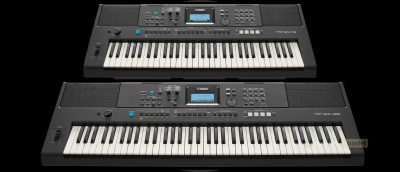 Wat is het verschil tussen de Yamaha PSR-E473 en de PSR-EW425? | Muziekbundel.nl Vergelijking van de Yamaha PSR-E473 en PSR-EW425 keyboards: belangrijkste verschillen en overeenkomsten