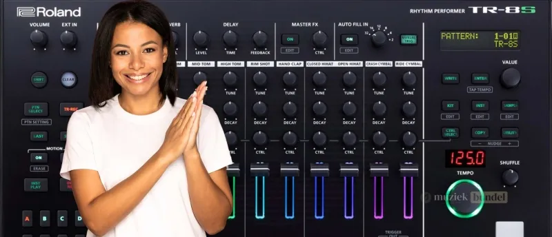 Wat Vinden Gebruikers van de Roland TR-8S Drumcomputer | Muziekbundel.nl Gebruikerservaringen en reviews van de Roland TR-8S drumcomputer, met focus op klank, gebruiksgemak en live performance.