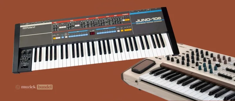Wat zijn analoge synthesizers? Ontdek de werking en toepassingen | Muziekbundel.nl Close-up van een analoge synthesizers met knoppen en sliders.