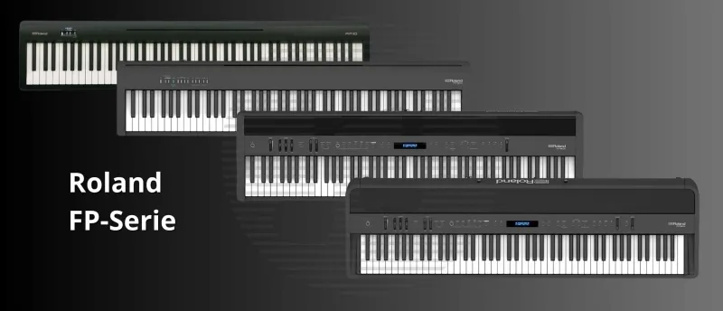 Wat zijn de verschillen tussen de modellen van de Roland FP-serie? Wat zijn de verschillen tussen de modellen van de Roland FP-serie?
