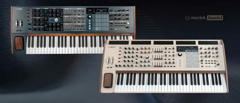 Welke Arturia PolyBrute past bij jou? - Muziekbundel.nl Vergelijking van de Arturia PolyBrute en PolyBrute 12 om te bepalen welke het beste bij jouw muzikale behoeften past.