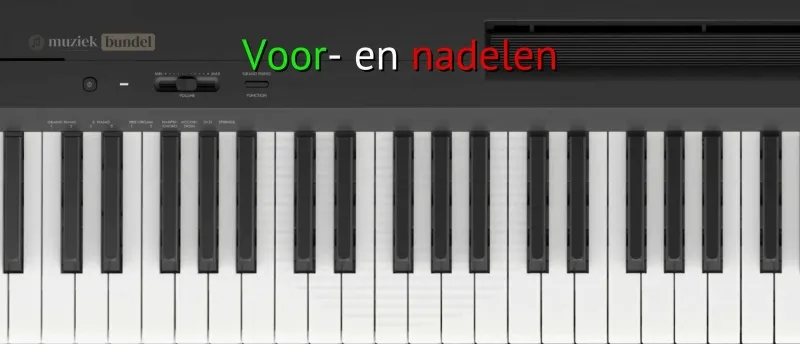 Yamaha P-145B voordelen en nadelen overzicht Muziekbundel.nl Een duidelijk overzicht van de voordelen en nadelen van de Yamaha P-145B digitale piano