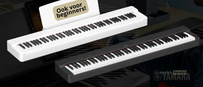 Yamaha P-225 - De Perfecte Digitale Piano voor Beginners en Gevorderden - Muziekbundel Yamaha P-225 digitale piano, geschikt voor zowel beginners als gevorderde pianisten.